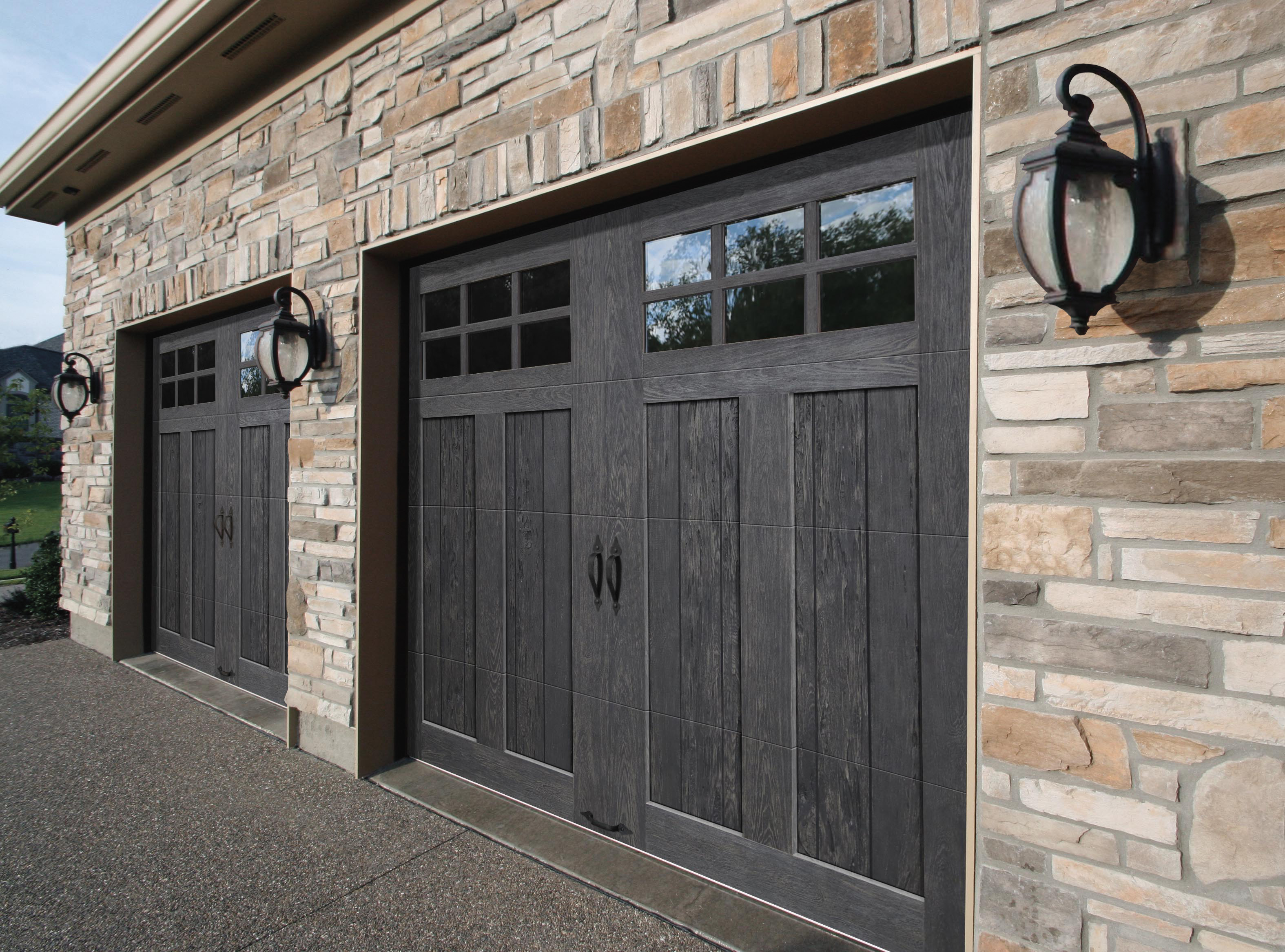 Different Types of Carriage Style Garage Doors & Overlay Versions